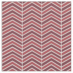 Wine Red Chevron Pattern Fabric