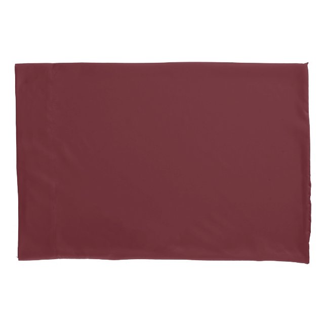 Wine Red Pillow Case (Front)