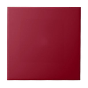 Wine Red Solid Color Classic Elegant Ceramic Tile