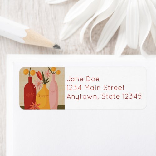 Wine Return Address Label