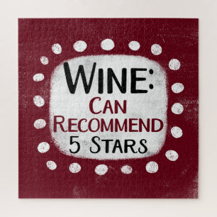 Wine Review 5 Stars Jigsaw Puzzle