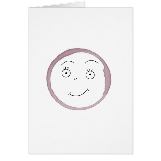 Wine Ring Stain girl Cards (Front)
