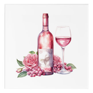 Wine & Roses Acrylic Print
