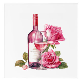 Wine & Roses Acrylic Print