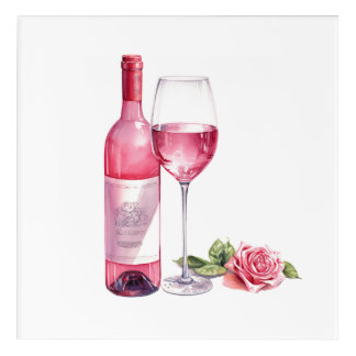 Wine & Roses Acrylic Print