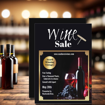 Wine Sale Invitation by SharonCullars at Zazzle