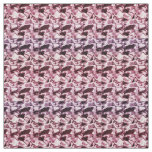 Wine Satin Swirls Abstract Fabric