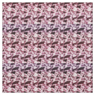 Wine Satin Swirls Abstract Fabric