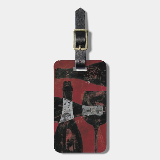Wine Selection Luggage Tag (Front Vertical)