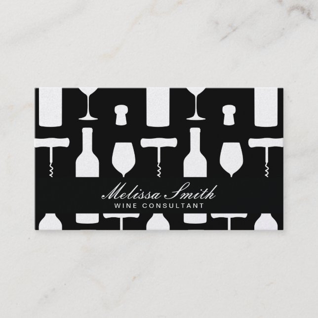 Wine Set Business Card (Front)