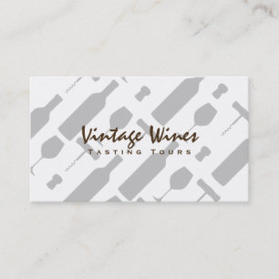 Wine Set Vintage Business Card