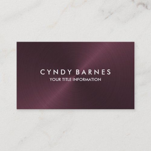 Wine Sheen Business Card