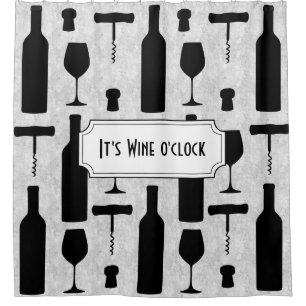 Wine Shower Curtain