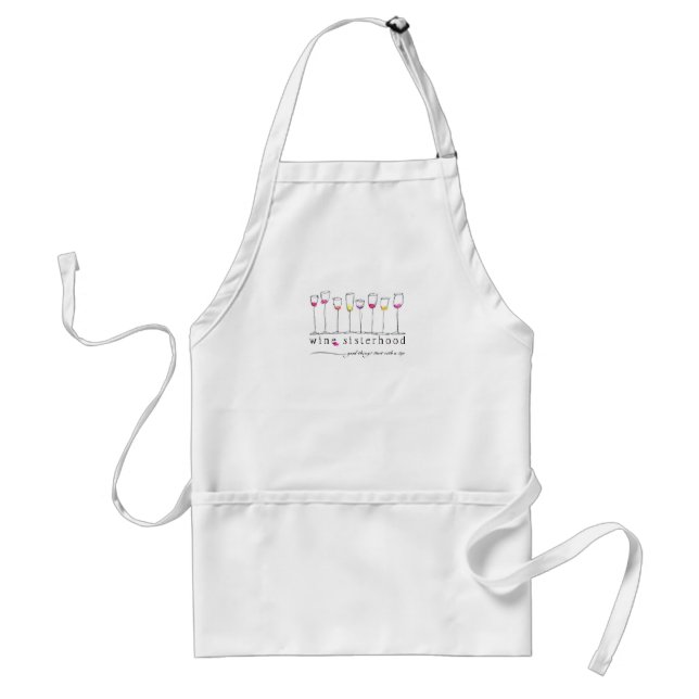 Wine Sisterhood Apron (Front)