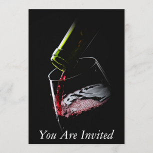 Wine Sommelier Invitation Card