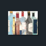 Wine & Spirits Canvas Print<br><div class="desc">Wine & Spirit II by Samuel Dixon. Features a collection of various wines and spirits.</div>