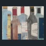 Wine & Spirits Faux Canvas Print<br><div class="desc">Wine & Spirit II by Samuel Dixon. Features a collection of various wines and spirits.</div>