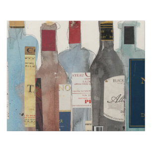 Wine & Spirits Faux Canvas Print