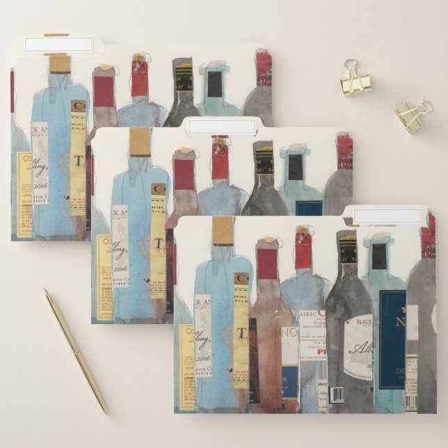 Wine & Spirits File Folder (Set)