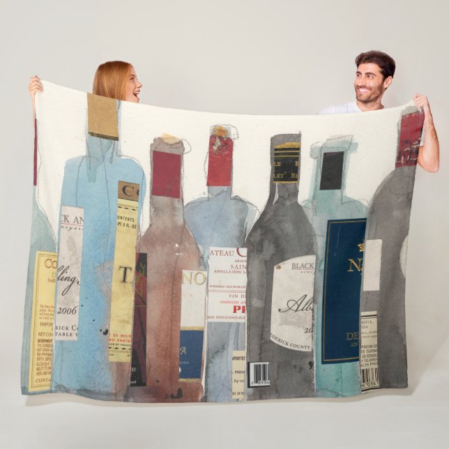 Wine & Spirits Fleece Blanket (In Situ)