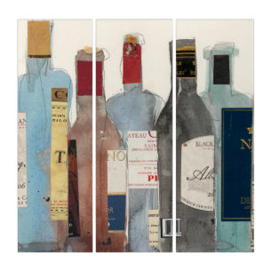 Wine & Spirits Triptych