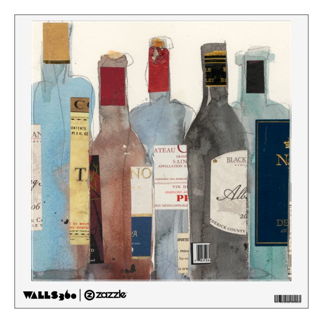 Wine & Spirits Wall Decal (Front)