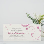 WINE STAINS | BRIDAL SHOWER INVITATION (Standing Front)