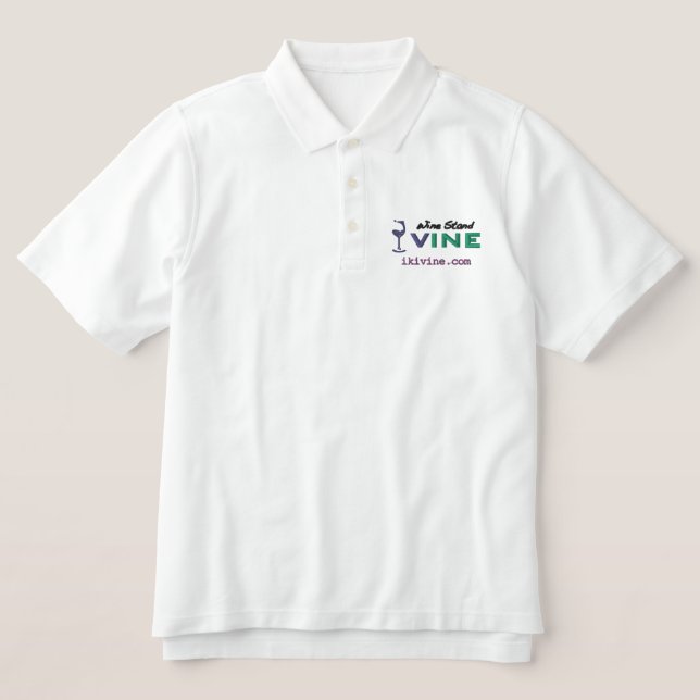 wine Stand VINE Original Logo Polo Shirt (Design Front)