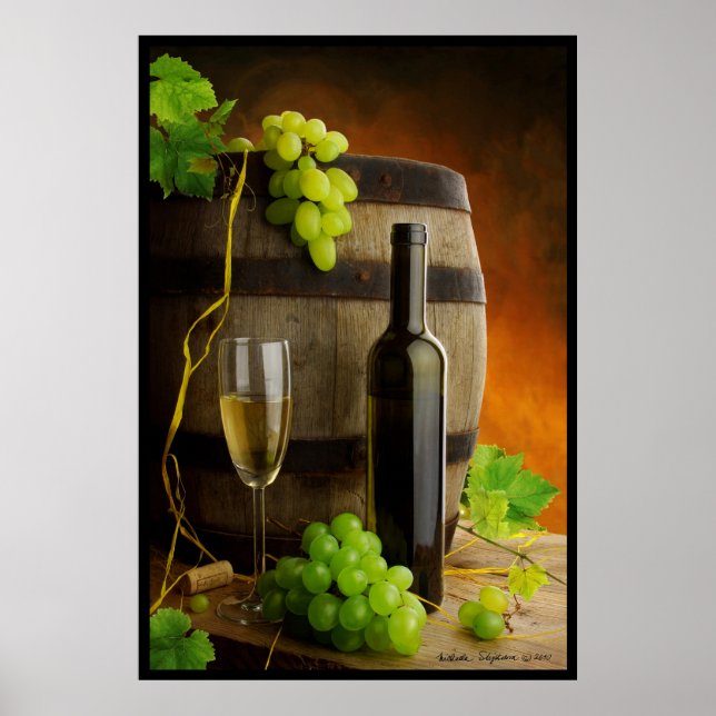 Wine still life poster (Front)