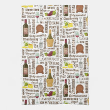 Wine Styles Kitchen Towel