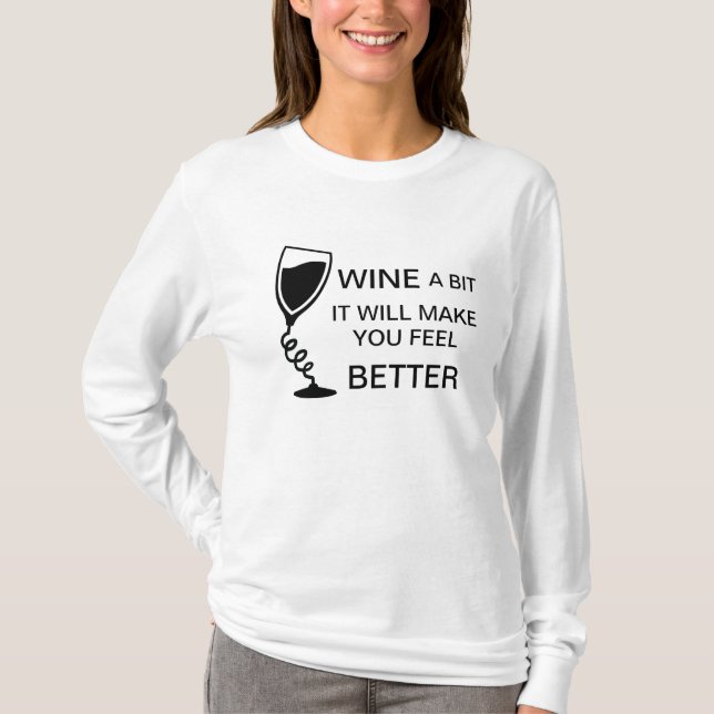 Wine T-shirt (Front)