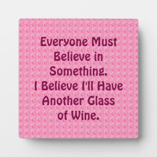 Wine Tabletop Plaque