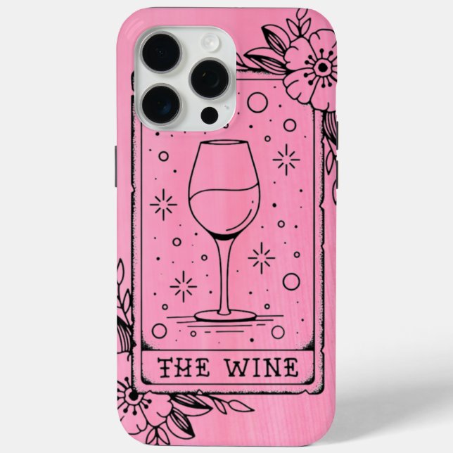 Wine Tarot Card Case-Mate iPhone Case (Back)
