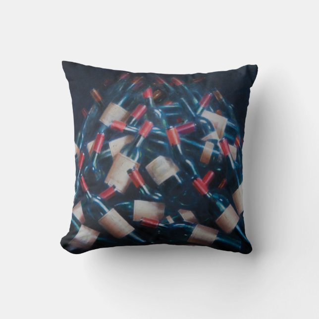 Wine Tasted 2012 Throw Pillow (Front)