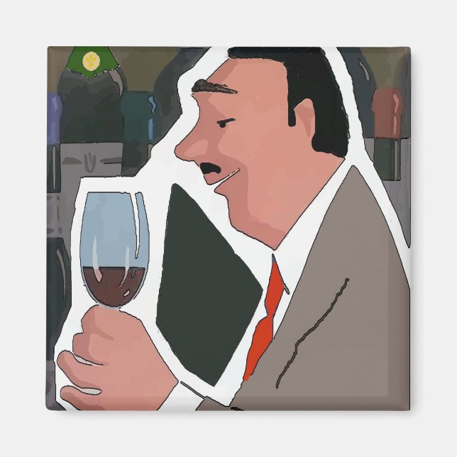 Wine Tasting, add text, Magnet (Front)