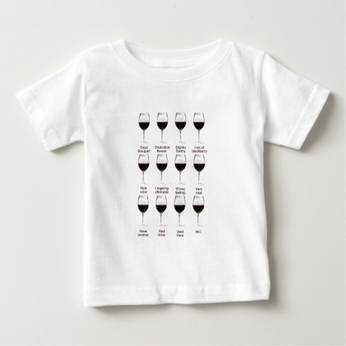 Wine tasting baby T_Shirt