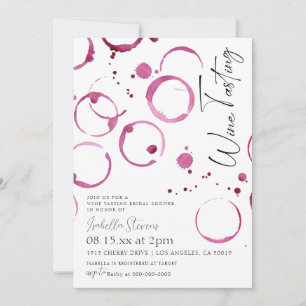 Wine Tasting Bridal Shower Invitation
