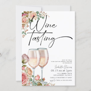 Wine Tasting Bridal Shower Invitation