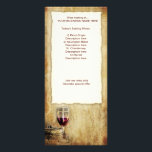 wine tasting card rack<br><div class="desc">Electric red, green or blue of these wine themed rack cards will be the perfect advertisement for your business. Any redistribution or copying of copyrighted material for commercial use requires permission of copyright owner</div>