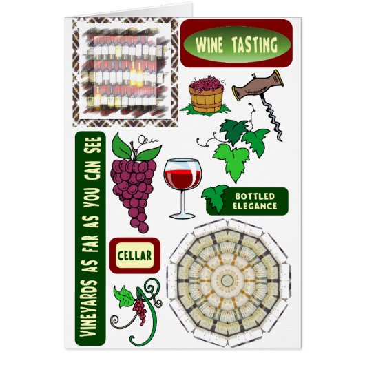 Wine tasting cards (Front)