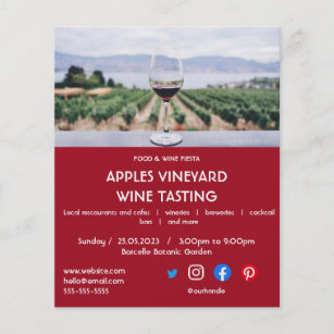 wine tasting event poster