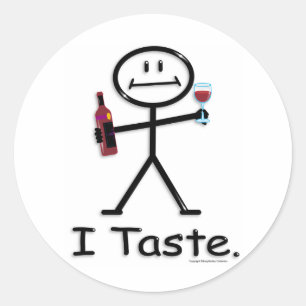 Wine Tasting Classic Round Sticker