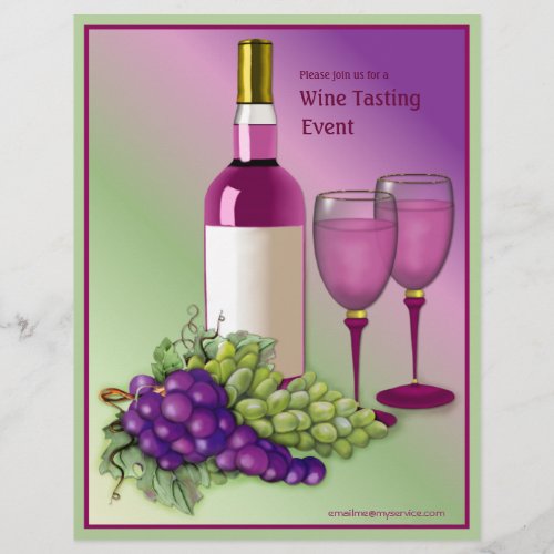 Wine Tasting Event Flyer