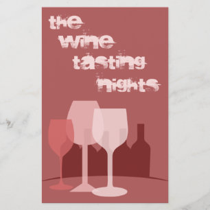 Wine tasting flyer