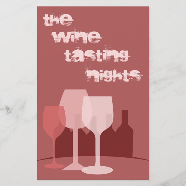Wine tasting flyer (Front)