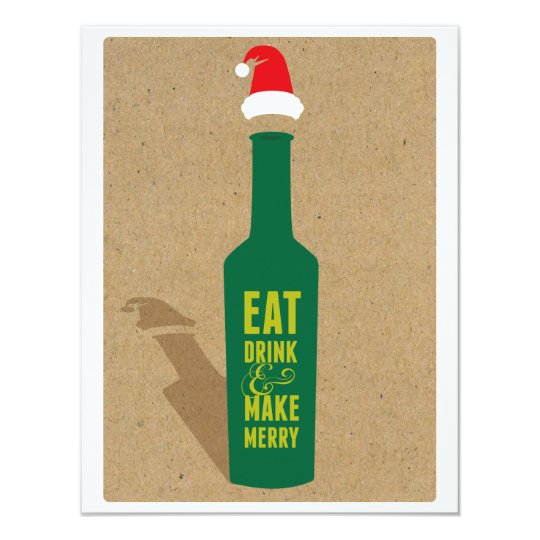 Wine Tasting Holiday Party Invitation - Cheers!