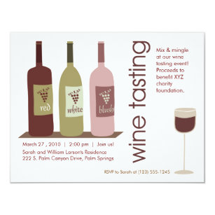Wine Tasting Invitations Zazzle