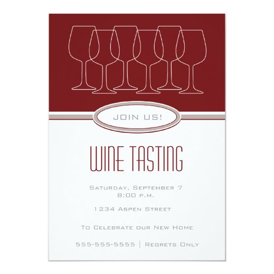 Champagne Tasting Invitations Format 8