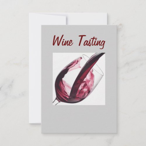 "WINE TASTING" INVITATION