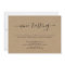 Wine Tasting Invitation on Kraft Paper Background
